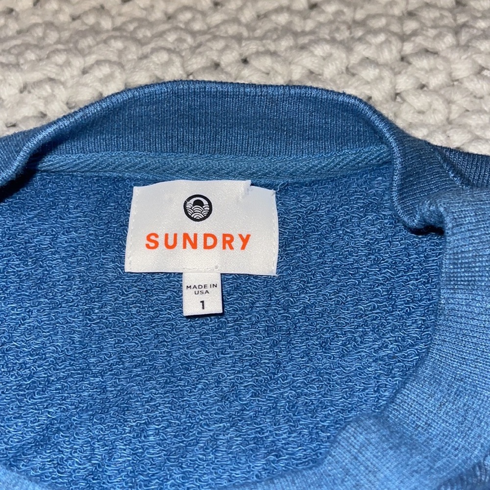 Sundry // Love First Embroidered Sweatshirt NWOT🌛 - Picture 12 of 12